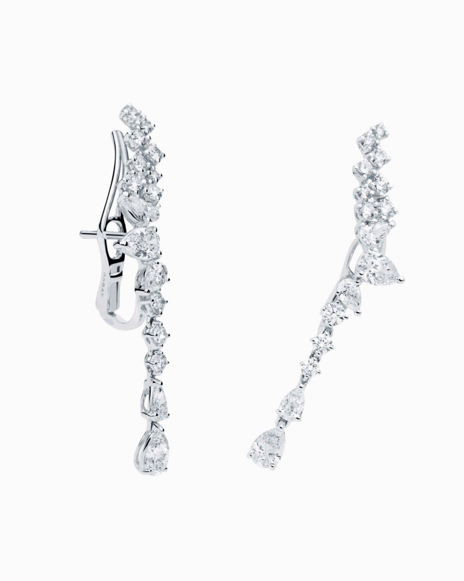Joyas de lujo para novias: Pendientes ear cuff RABAT Diamonds con diamantes de 3,9 quilates