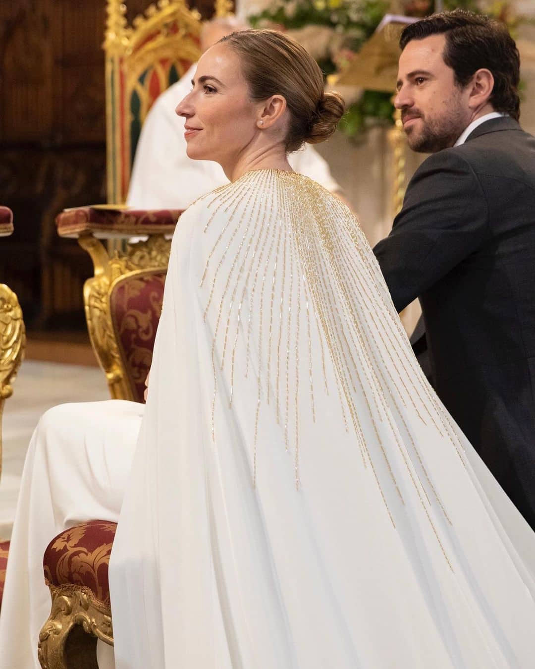 Vestido de novia diseñado por Jorge Acuña, destacado diseñador español y miembro de la ACME
