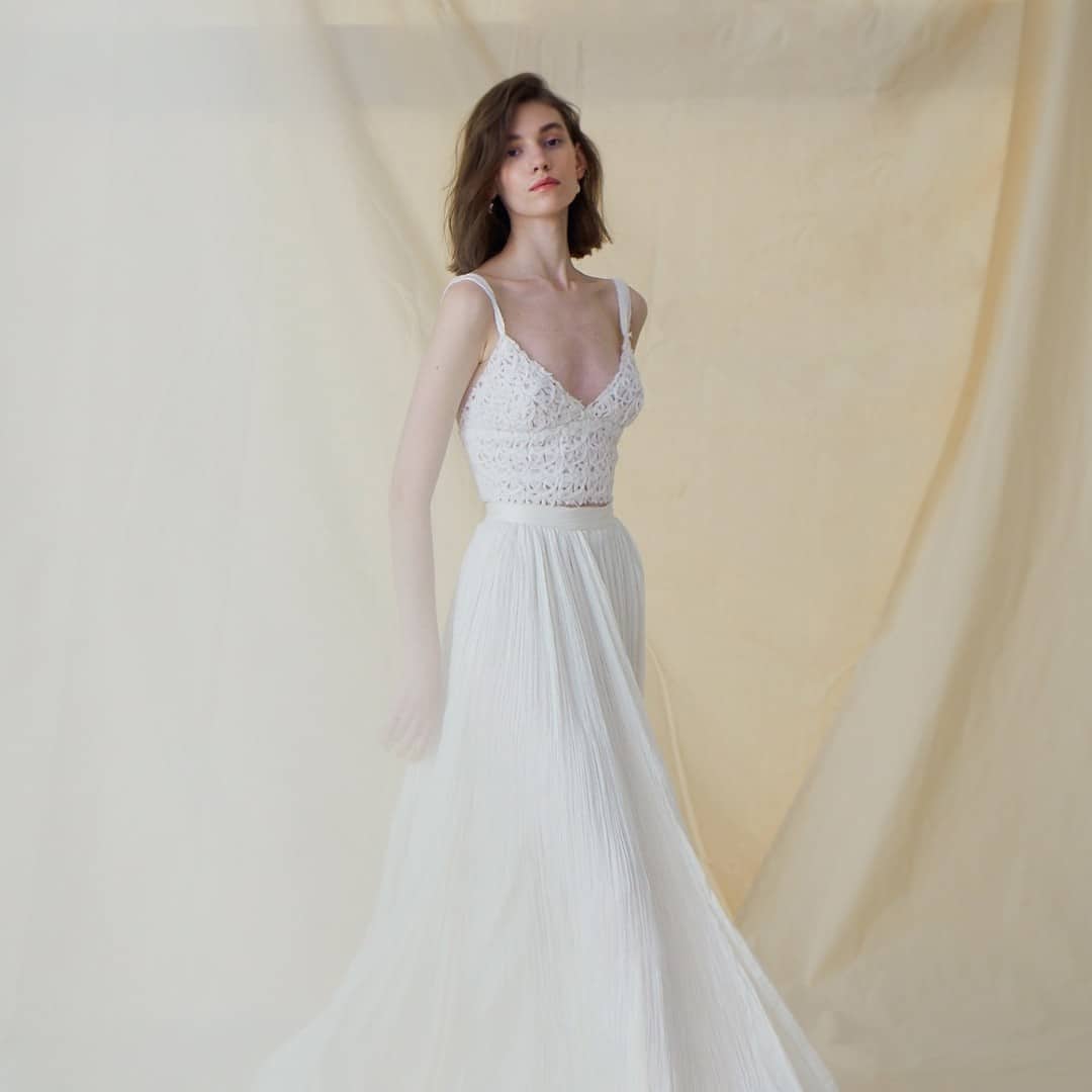 Vestido de novia de Cortana Brides, diseñado por Rosa Esteva