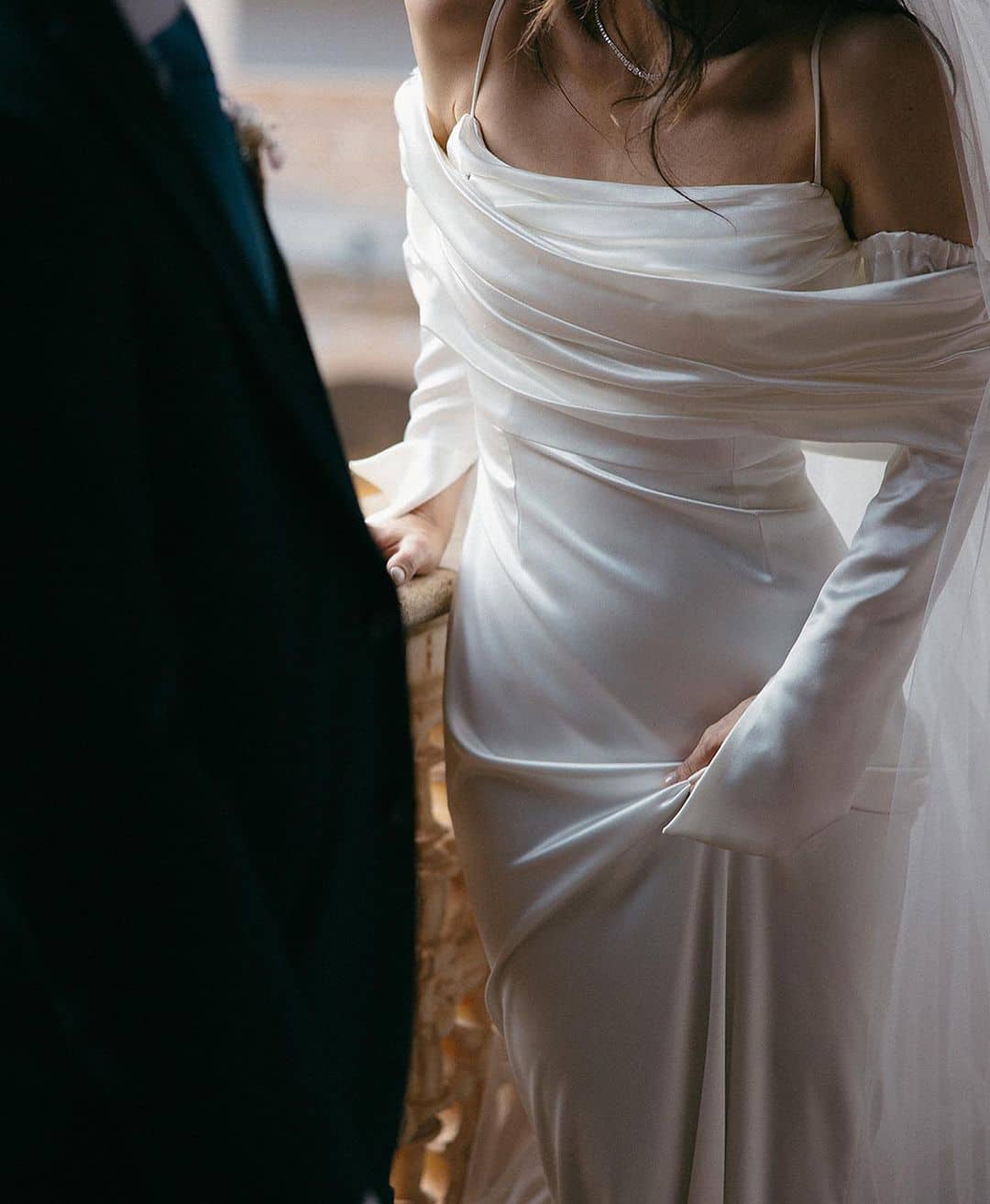 Vestido de novia de C L A R O Couture, firma española de alta costura