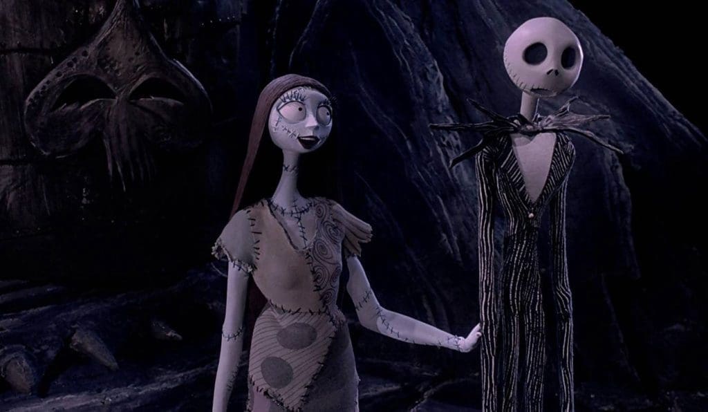 Disfraces de Halloween para parejas inspirados en Jack y Sally de "El Extraño Mundo de Jack".