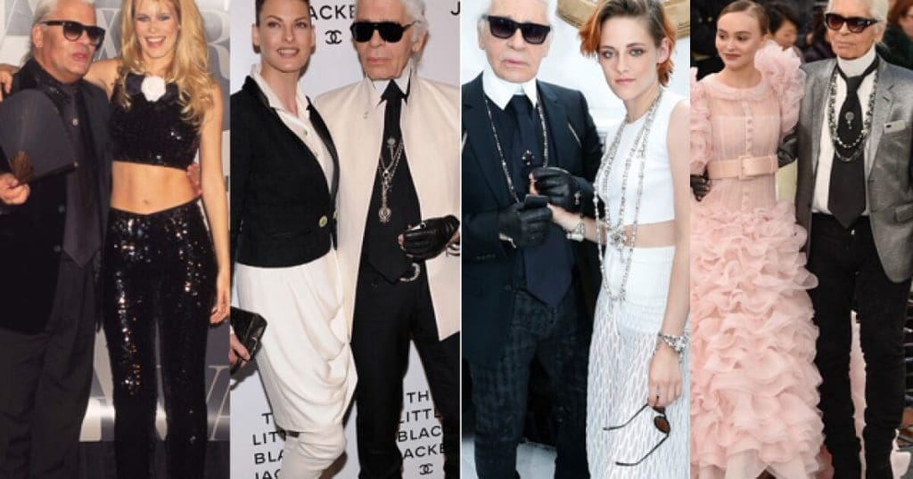 Disfraces para parejas inspirados en un icónico diseñador de moda y una modelo.