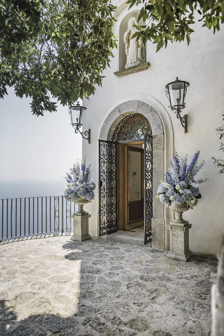Puerta a la Capilla de Villa La Rondinaia